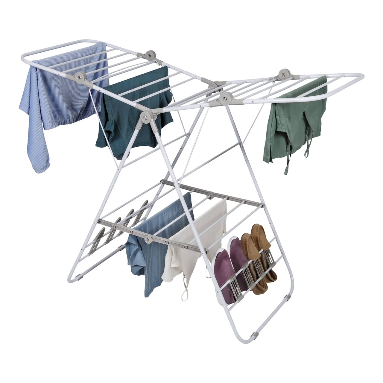 Honey Can Do Deluxe Expandable &#x26; Collapsible Wing Drying Rack